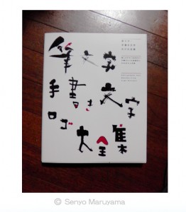 丸山茜葉　筆文字ロゴ掲載　筆文字手書き文字ロゴ大全集　PIE　BOOKS